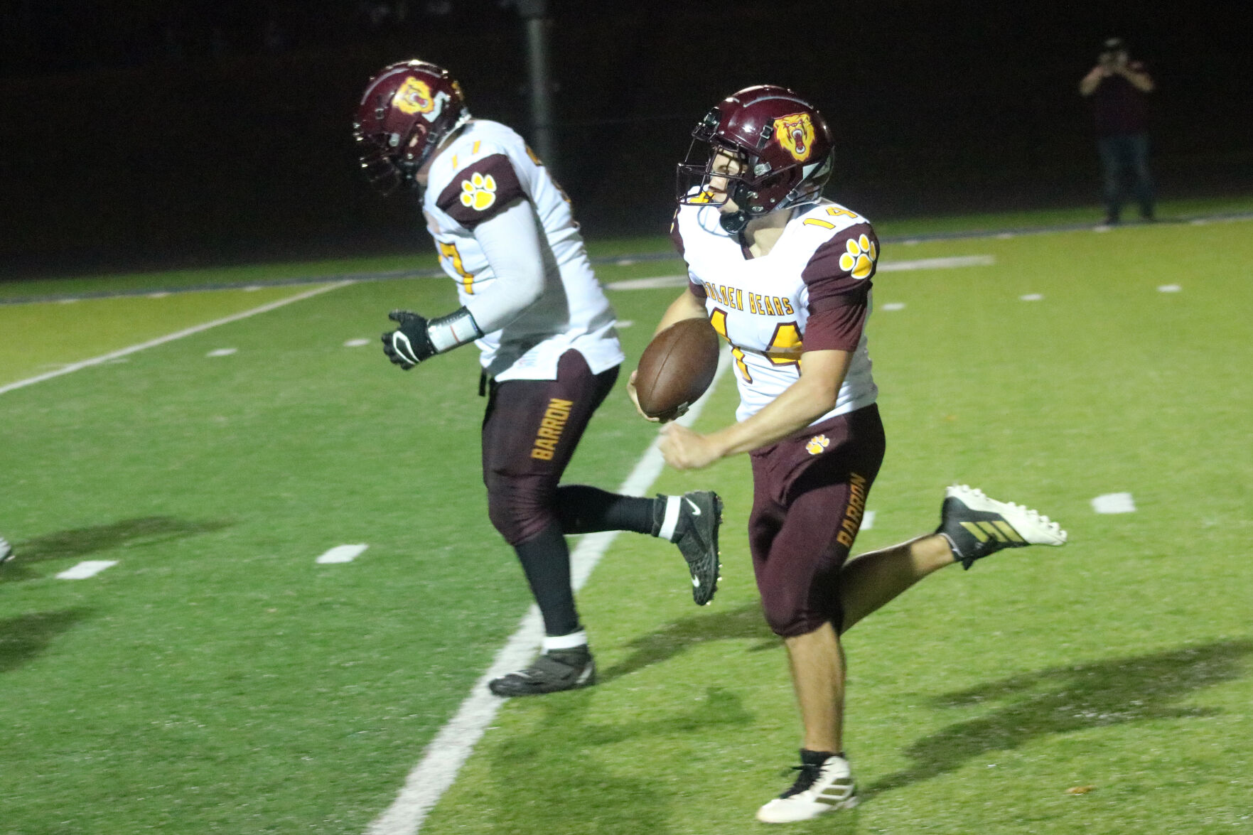 Cameron vs. Barron football 10-9-20